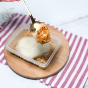 Escondidinho de frango desfiado e batata