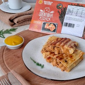 Crepioca de Frango e Mostarda