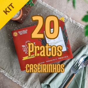 Kit Caseirinhos 20 Pratos